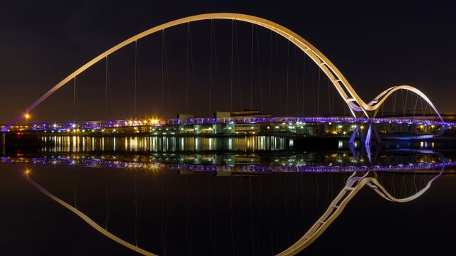 Infinity Bridge, Stockton-on-Tees, Inglaterra