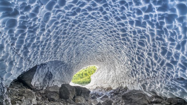 Eiskapelle am Fuße des Watzmanns, Bayern