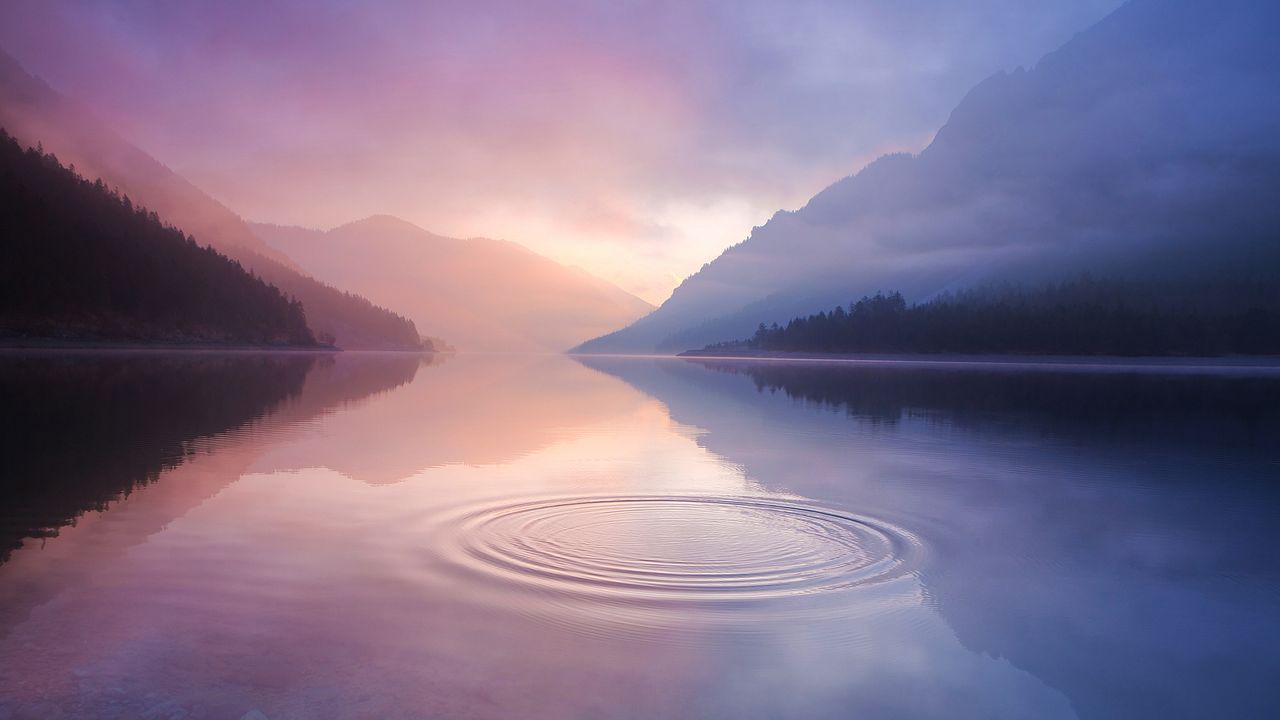 Ripple in still water