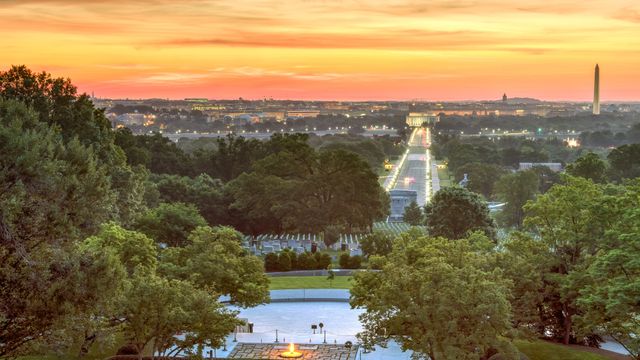 Arlington National Cemetery in Virginia