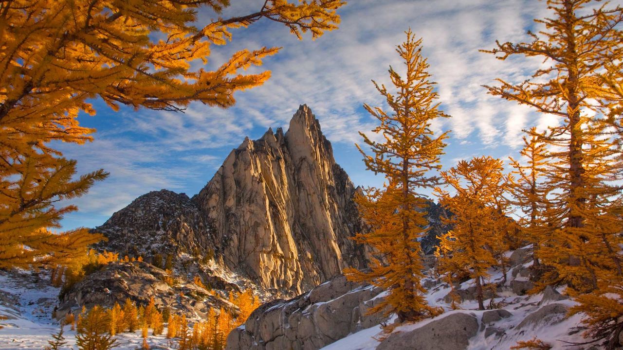 Prusik Peak in the Enchantments, Alpine Lakes Wilderness, Washington 