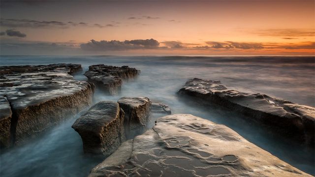 Ebbe bei La Jolla, San Diego, Kalifornien