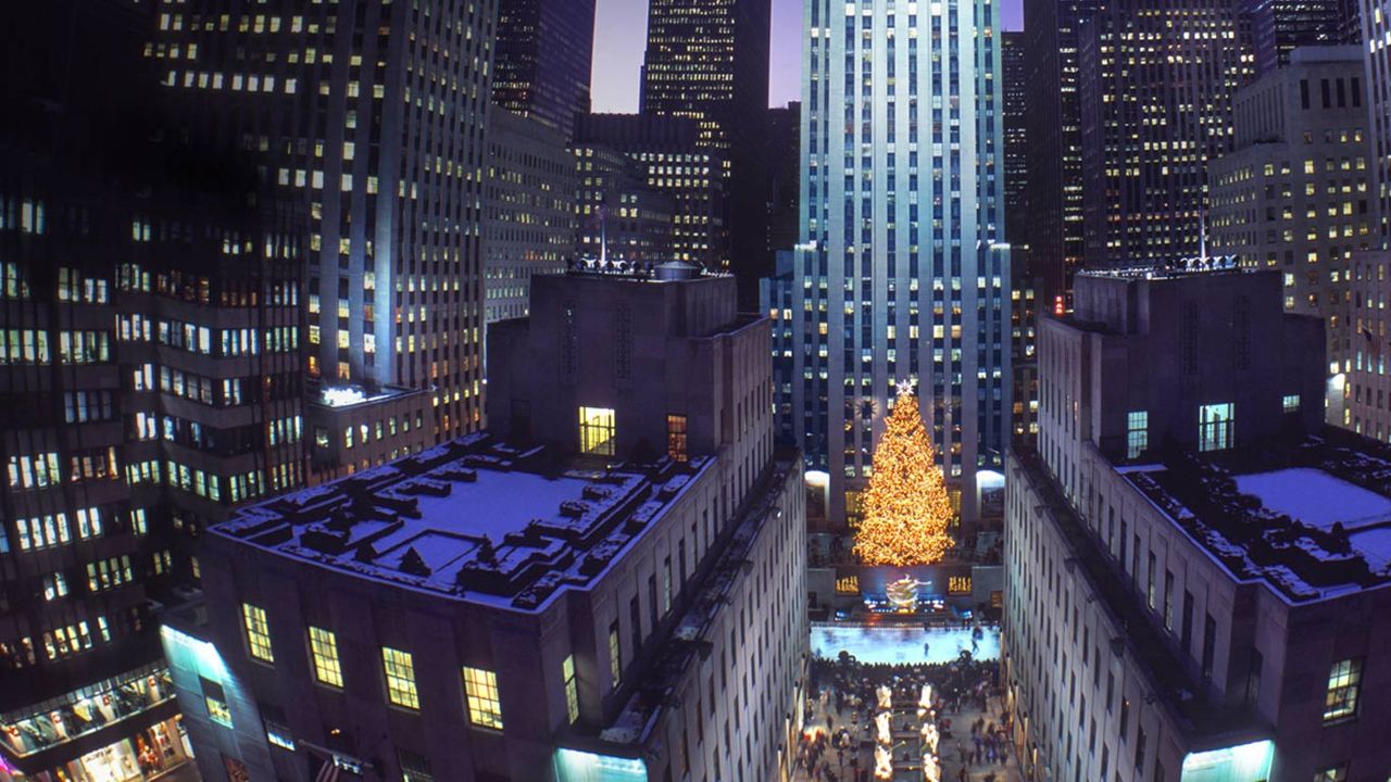 Sapin de Noël du Rockefeller Center à New York, États-Unis