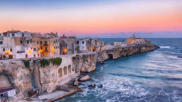 Vieste on the Gargano peninsula, Apulia, Italy