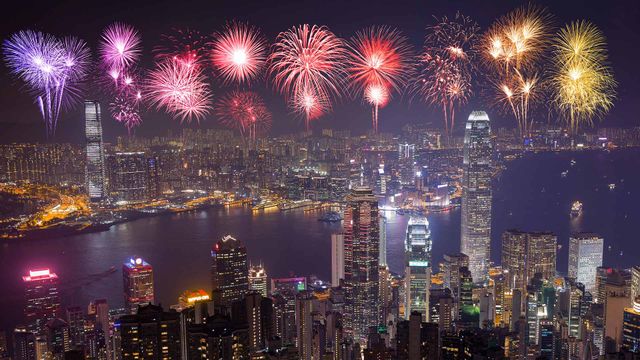 【今日除夕】璀璨烟花迎新年,中国香港