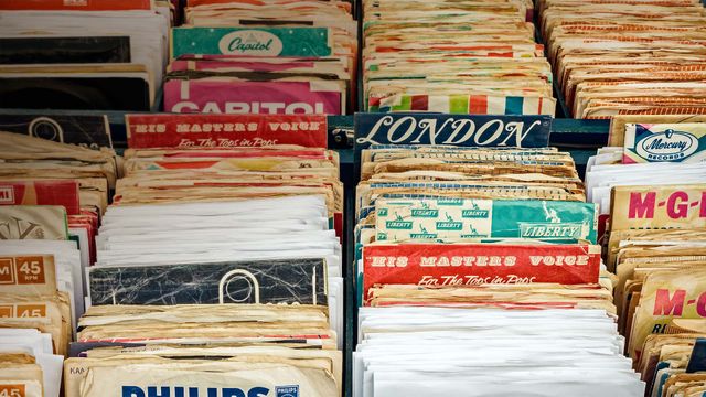 Vinyl records in Rosmalen, The Netherlands