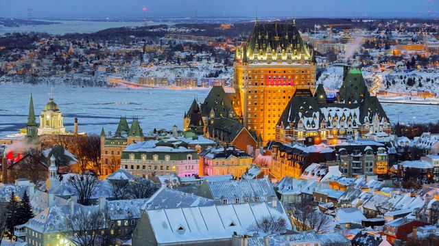 Vue du Vieux-Québec, Canada