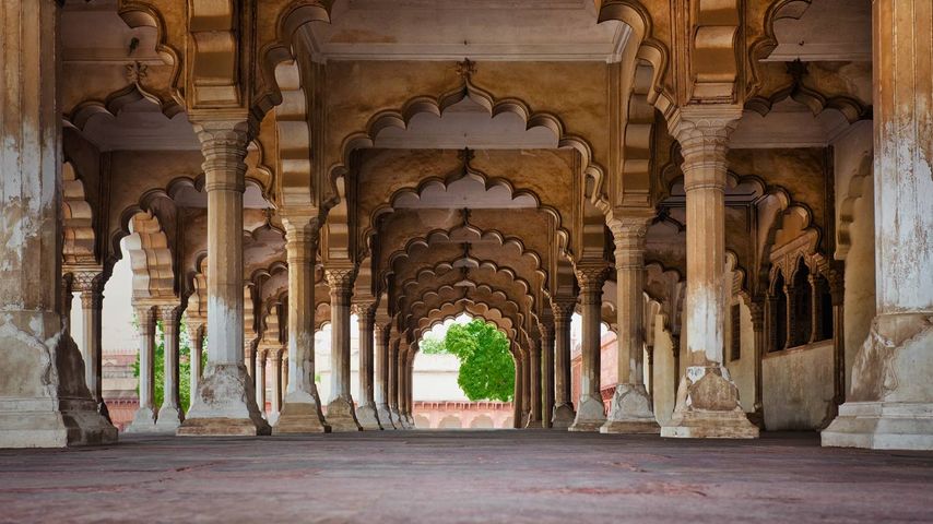 Agra Fort in Agra, Uttar Pradesh, India