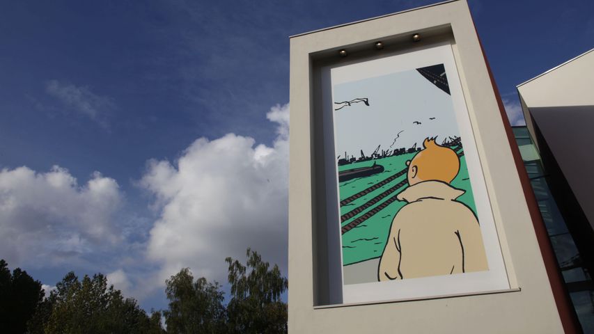 Le musée Hergé à Louvain la Neuve, Belgique