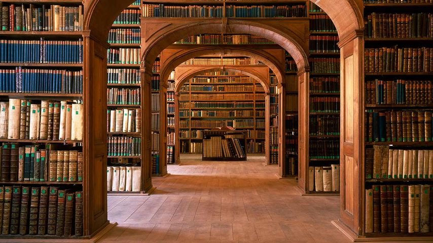 Historischer Büchersaal, Oberlausitzische Bibliothek der Wissenschaften, Görlitz, Sachsen