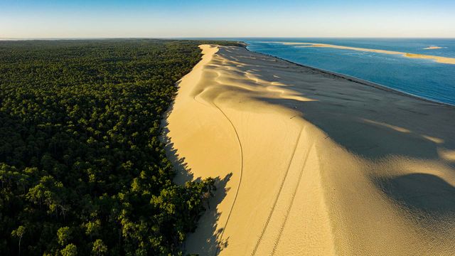 The Dune of Pilat in Arcachon Bay, southwest France