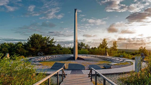 Sundial on Parnidis Dune, Curonian Spit, Lithuania