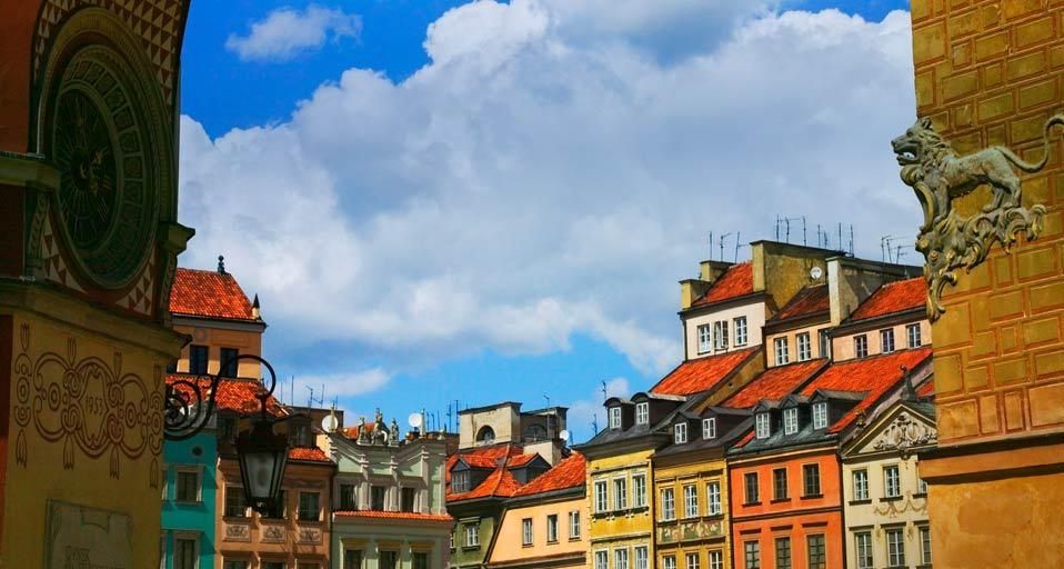 Market Square in Old Town, Warsaw, Poland