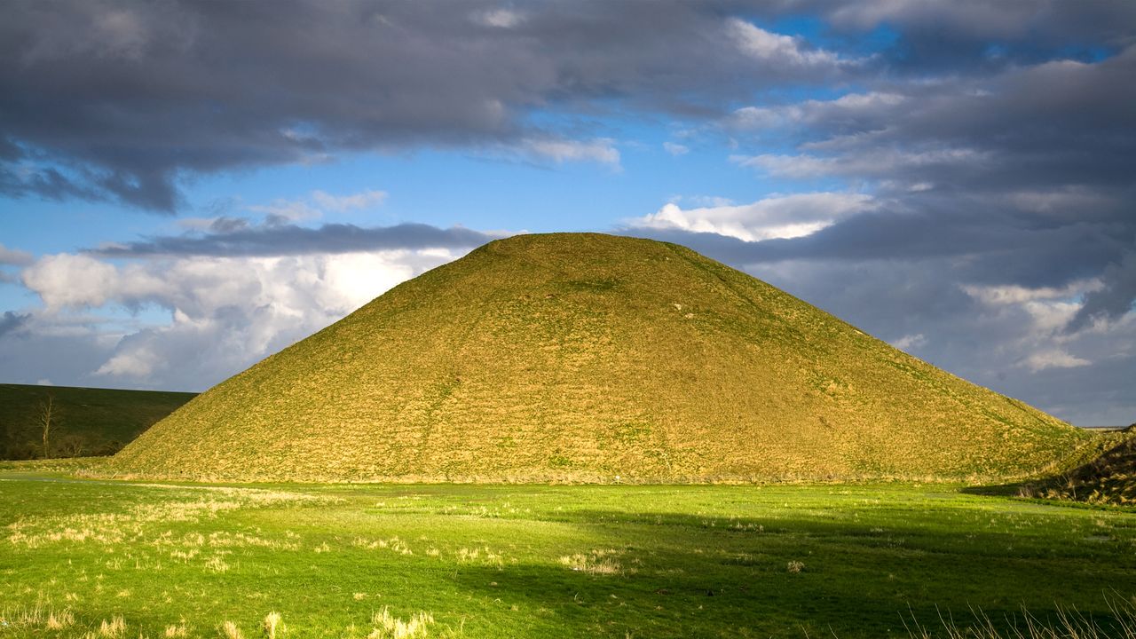 Site N olithique De La Colline De Silbury Tilshead Wiltshire 
