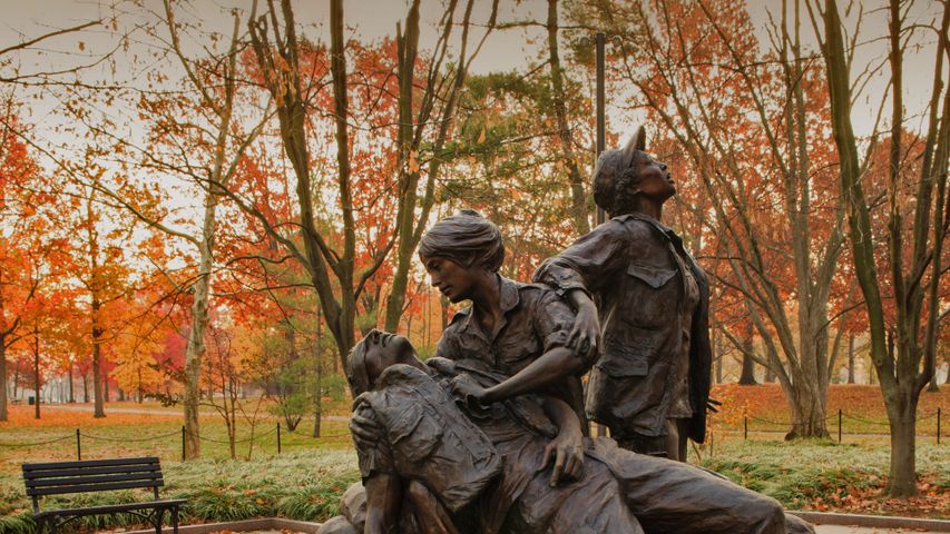 The Vietnam Women's Memorial in Washington, DC