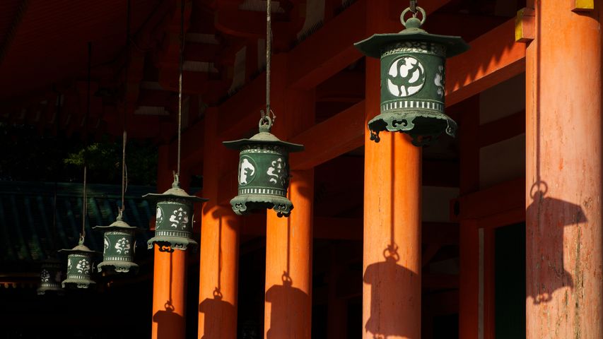 平安神宮の灯篭, 京都
