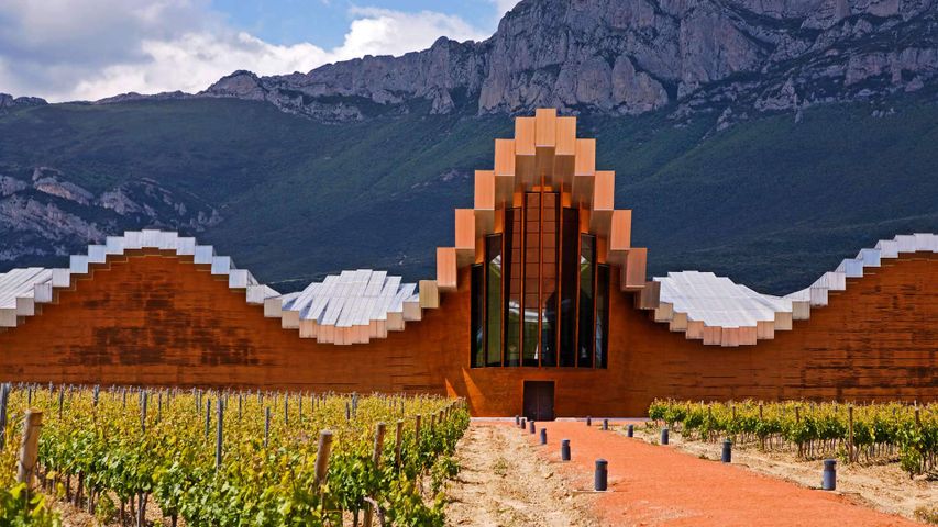 Ysios Winery in La Rioja, Spain