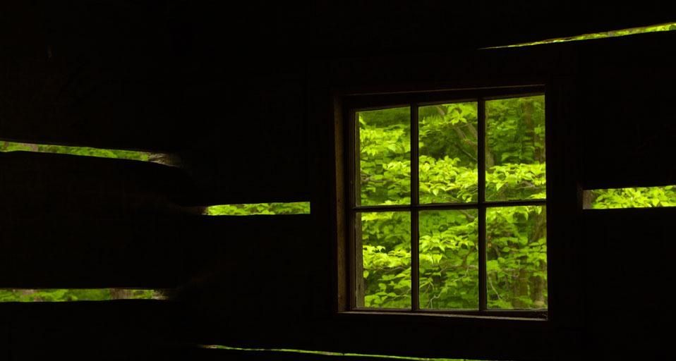 Alex Cole Cabin at Jim Bales Place, Roaring Fork Motor Nature Trail in the Great Smoky Mountains National Park, Tennessee
