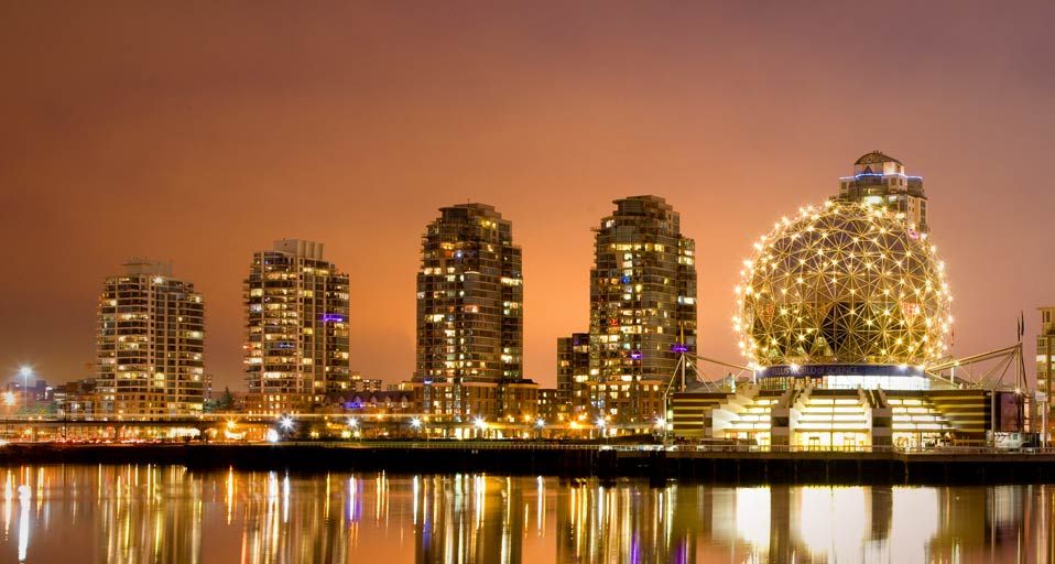 Vancouver skyline, British Columbia, Canada