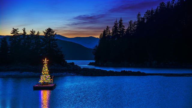 Amalga Harbor near Juneau, Alaska
