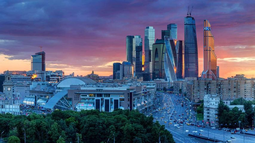 Moskau City, Moskauer Internationales Geschäftszentrum, Moskau, Russland 