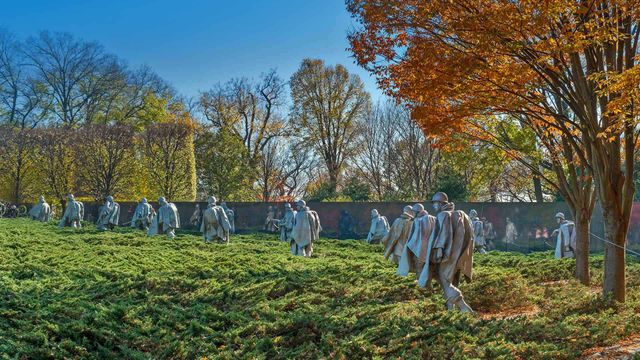 The Korean War Veterans Memorial, Washington, DC