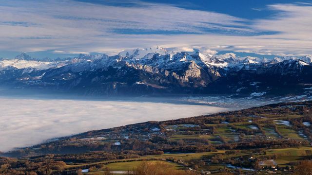 「モンブラン山塊」フランス, サレーブ山