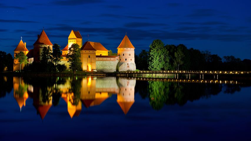 An island fortress