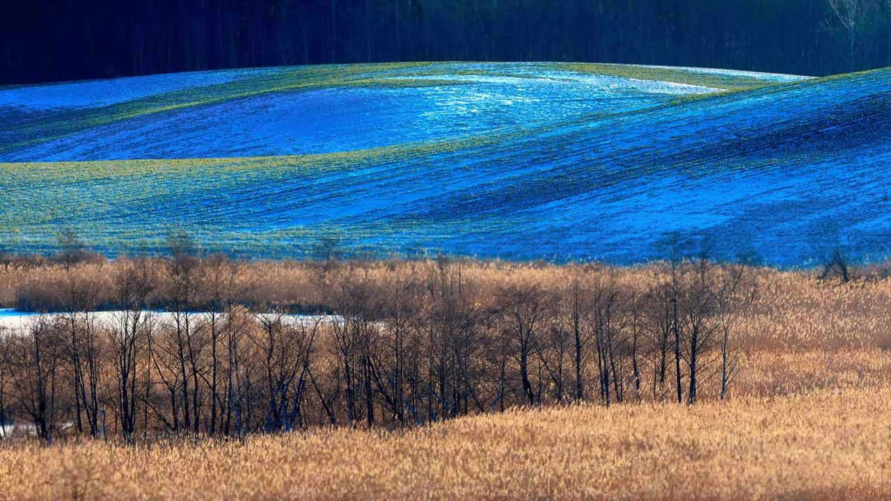 A rural portion of Gmina Barczewo, Olsztyn County, Poland 