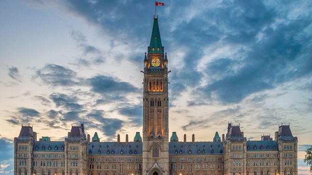 The Parliament of Canada in Ottawa