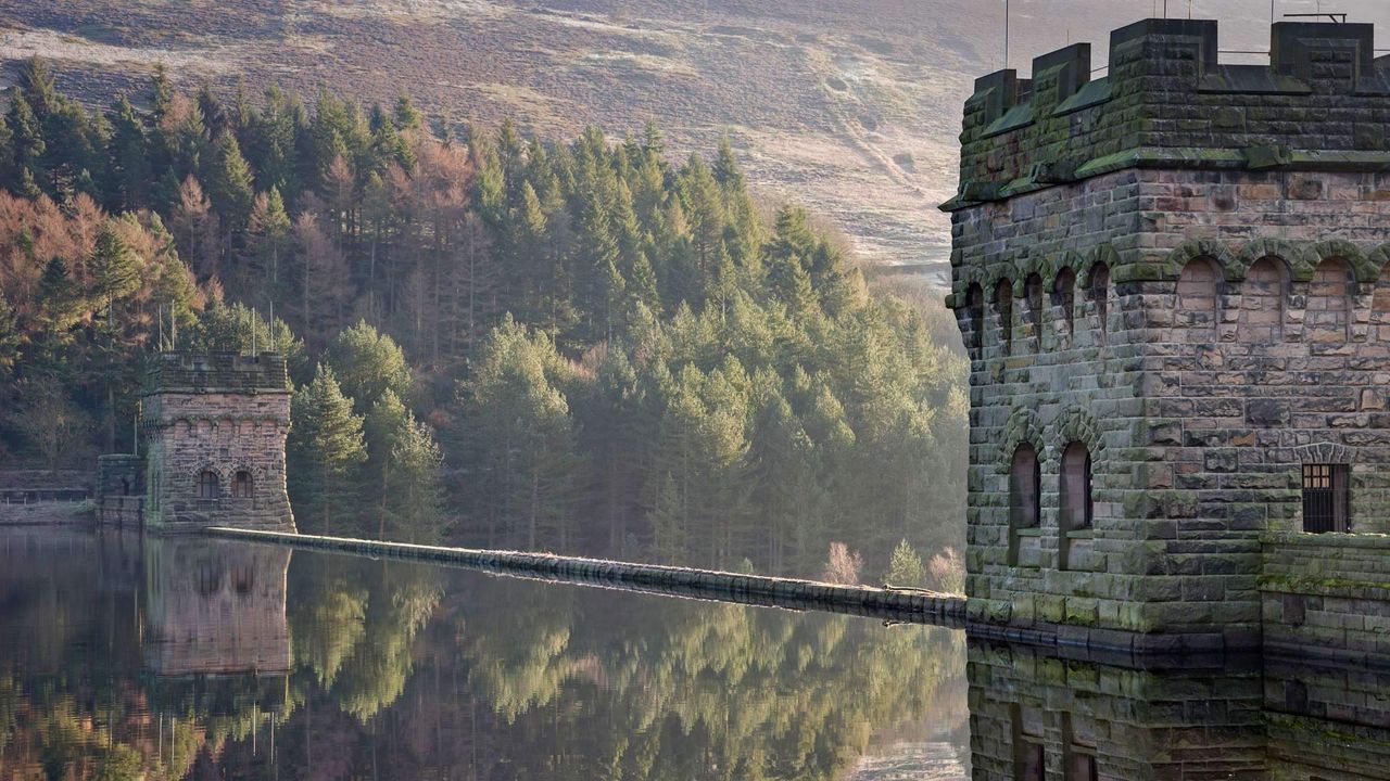 Derwent Reservoir in Derbyshire 