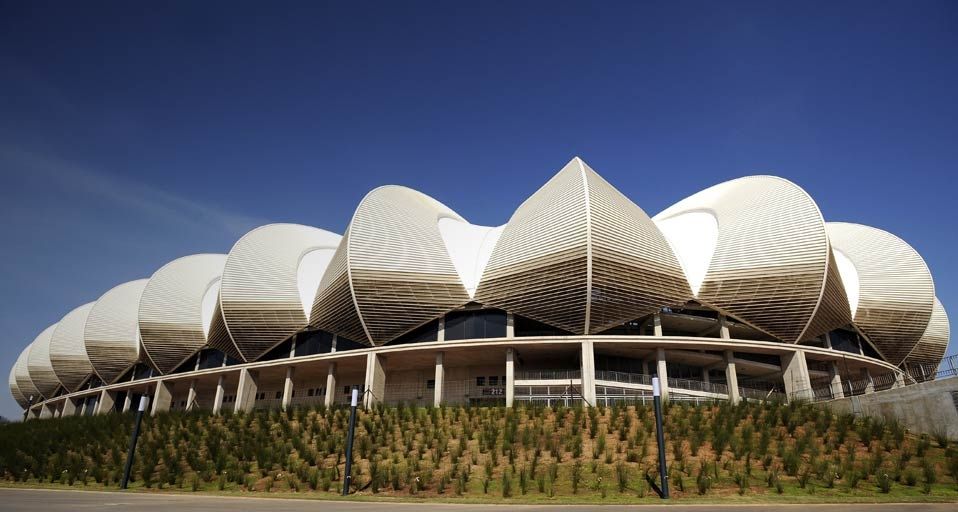 Das Nelson Mandela Bay-Stadion in Port Elizabeth, Südafrika – STEPHANE DE SAKUTIN/AFP/Getty Images ©