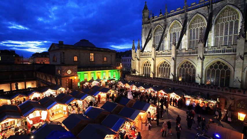 Bath Christmas Market, Somerset, England 