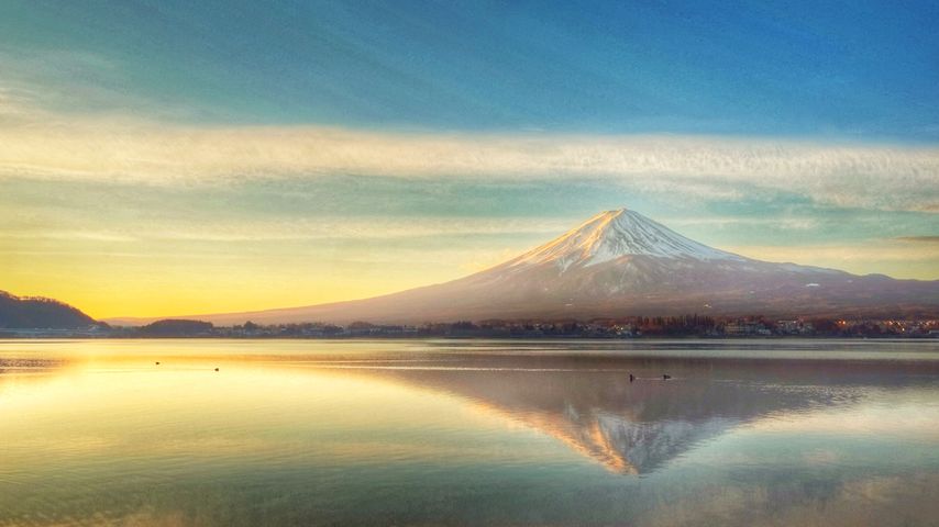 ｢夜明けの富士山｣