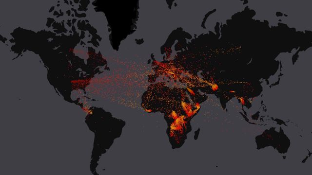 Refugee migration from 2000-2016