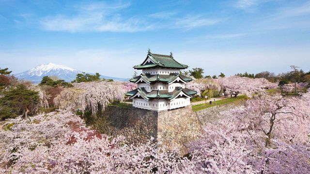 「弘前城」青森, 弘前市