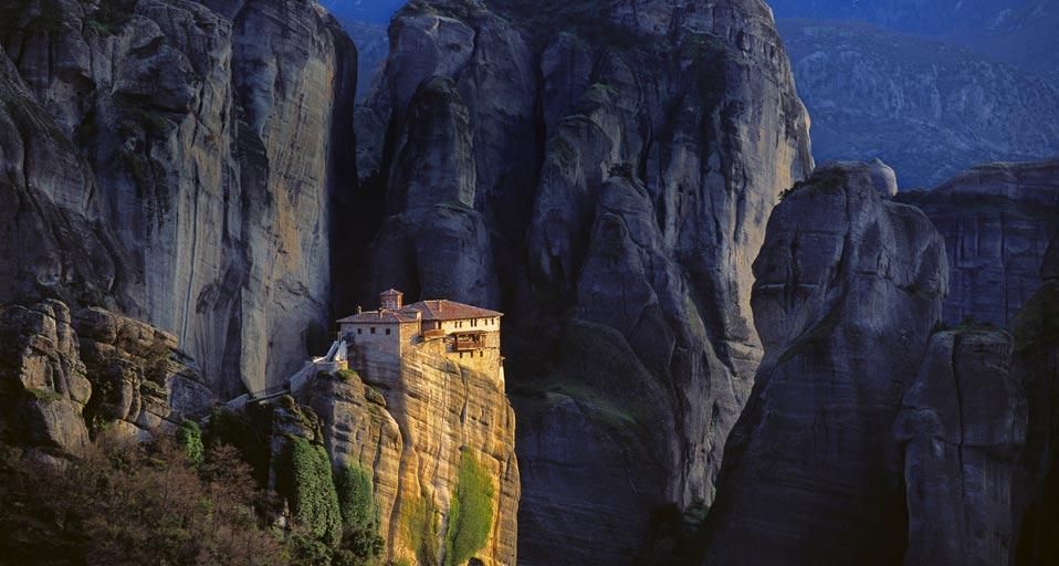 Roussánou Monastery in Metéora, Thessaly, Greece