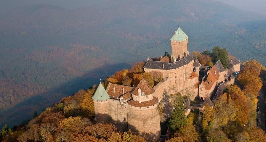 Château du Haut-Kœnigsbourg à Orschwiller, Bas-Rhin, Alsace