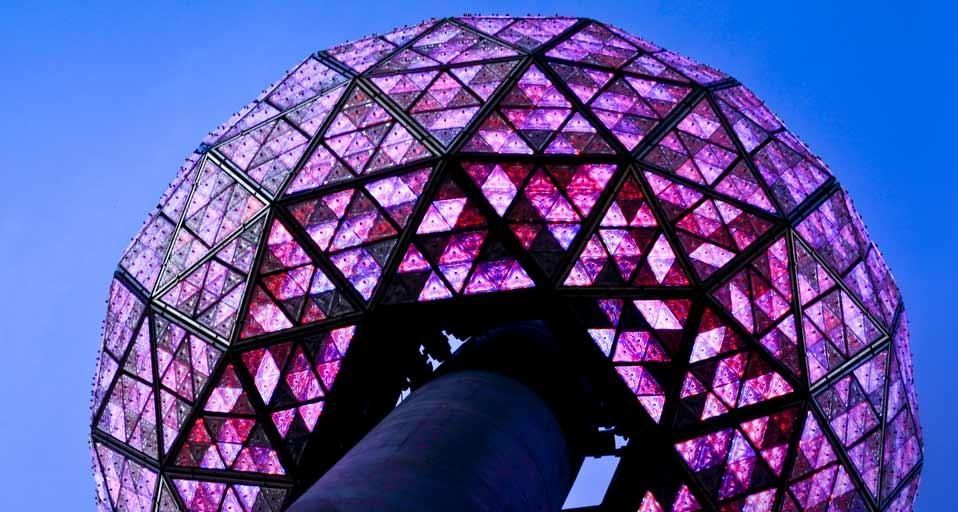 Times Square Ball on New Year’s Eve in New York City