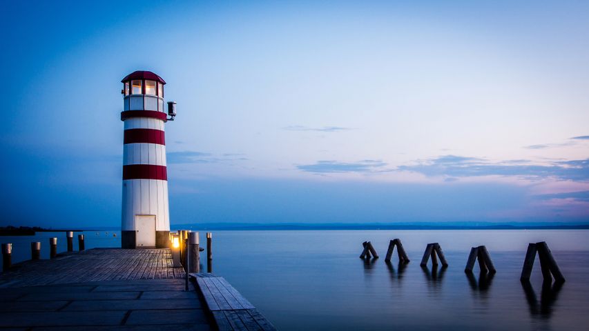 Lighting the lakeside