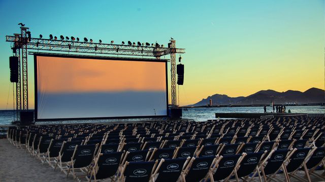 Vue générale sur la 69e édition du Festival de Cannes, le 21 mai 2016 