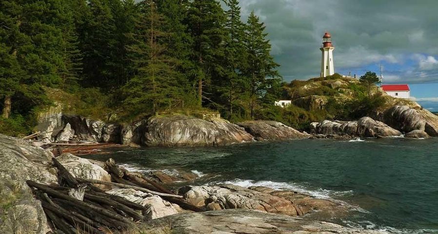 Lighthouse Park à West Vancouver, Colombie-Britannique, Canada