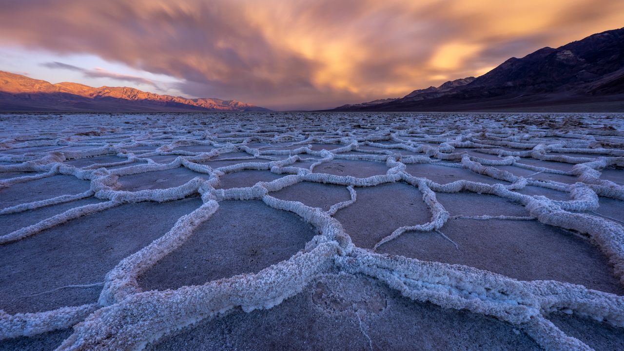 Salt Flats In Badwater Basin Death Valley National Park California Salt Flats In Badwater Basin Death Valley National Park California