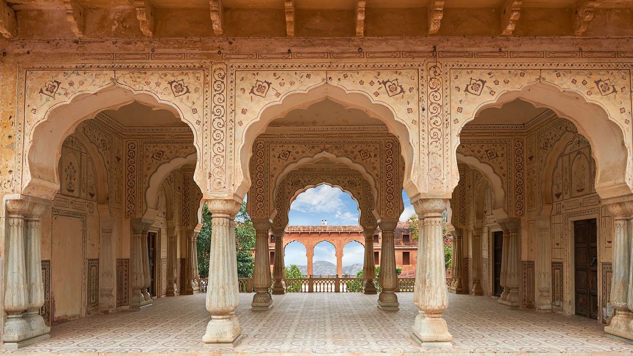 Sattais Kacheri at Amer Fort in Jaipur, India