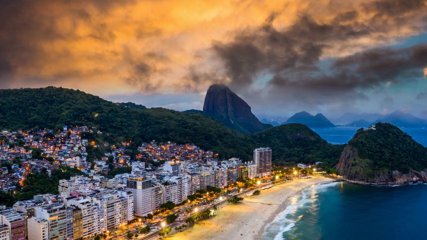 Praia de Copacabana, Rio de Janeiro, Brasil
