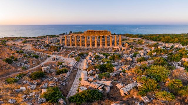 Temple E at Selinunte, Sicily, Italy