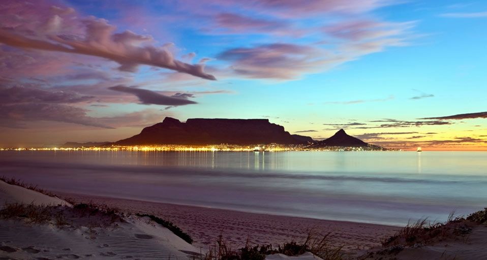 Table Mountain above Cape Town, South Africa