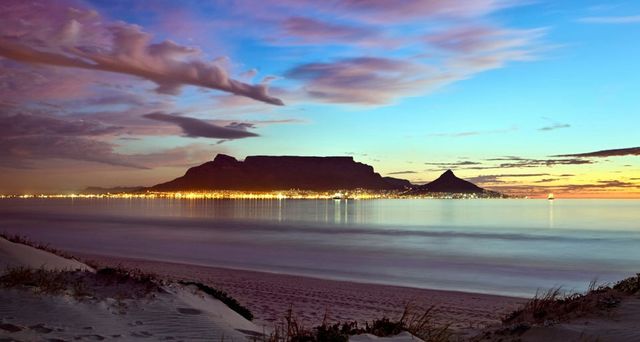Table Mountain above Cape Town, South Africa