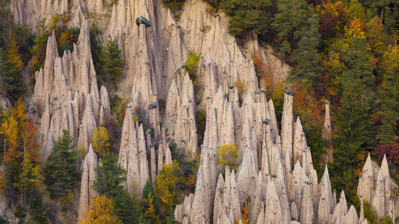 Piramidi di terra di Longomoso, Renon, Alto Adige