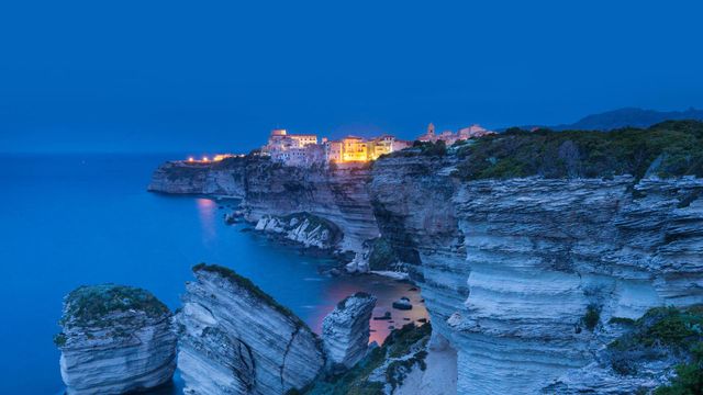 Bonifacio on the island of Corsica, France